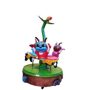 बी कैरोसेल किड्स राइड का आयाम (L*W*H): 48 X 48 X 84 इंच (इंच)