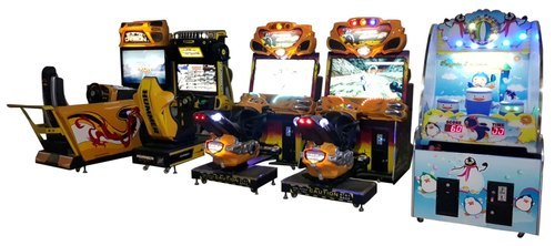 Coin Operated Games - Metal & Plastic, Variable Dimensions | Multiple Game Types including Shooting & Racing for Amusement Arcades and Family Entertainment Centers