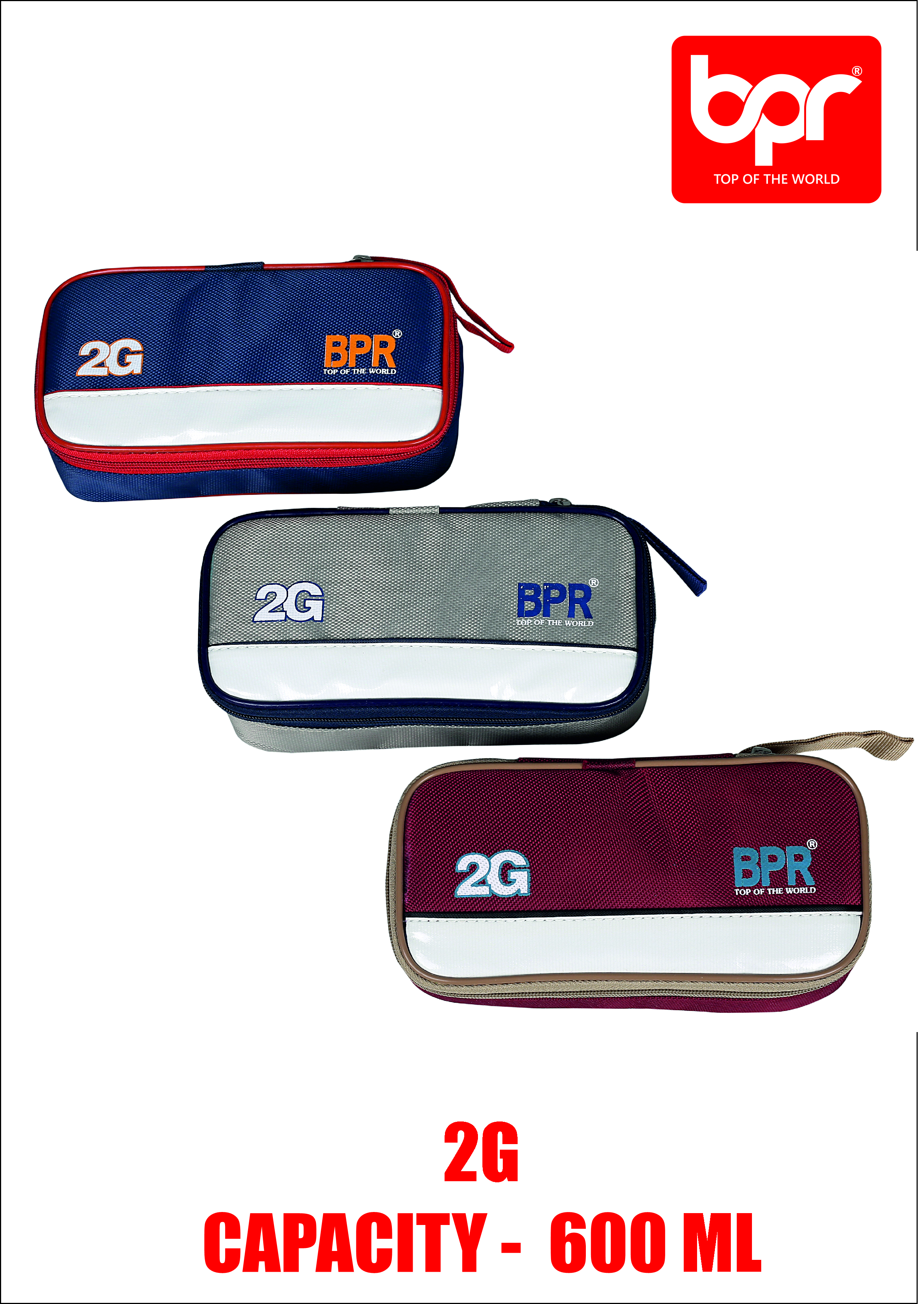 3 Colours Available Airtight Lunch Box