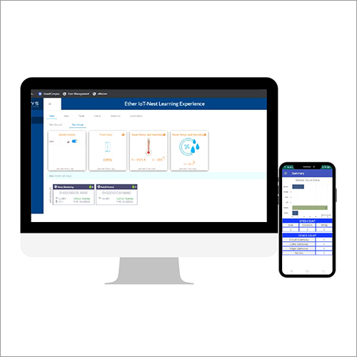 क्लाउड प्लेटफ़ॉर्म (ईथर Iot-nest) Iot सेवाएँ