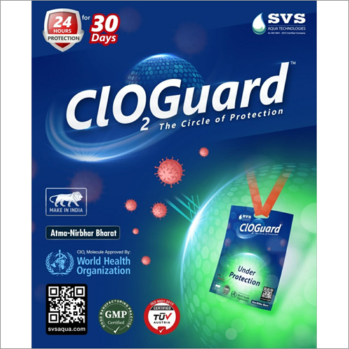 Clo2 Guard - Chlorine Dioxide Id Card, Rectangular Shape For Disinfection | Effective Against Viruses And Bacteria With Long Shelf Life