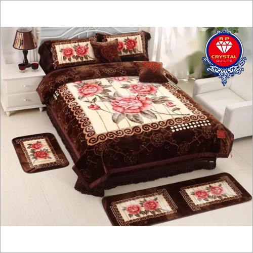 फूल मुद्रित कंबल