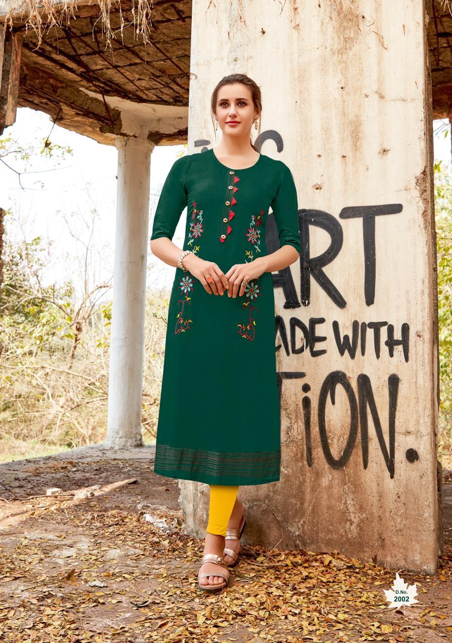 Jinesh Lunched By Candy Vol-2 - 14 Kg Rayon Slub With Hand Work | Ladies Formal Wear, 3-4th Sleeve, Available In M/l/xl/xxl, Printed Designs For All Seasons