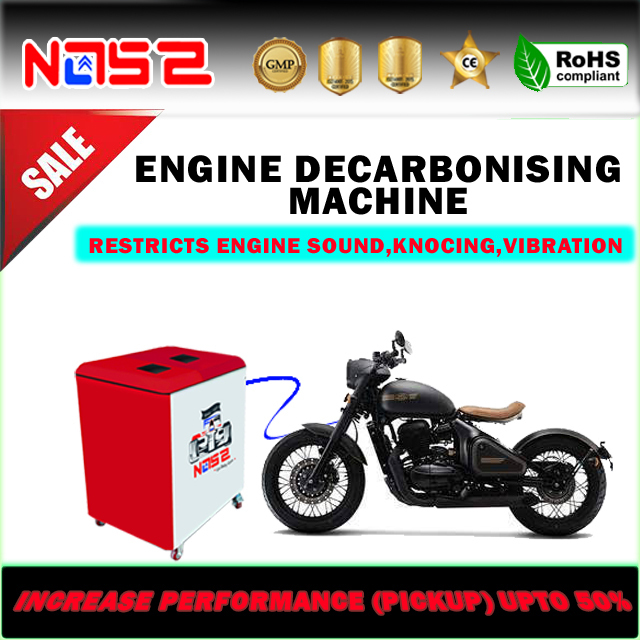 Hho Bus Decarbonising Machine - Color: Red With White