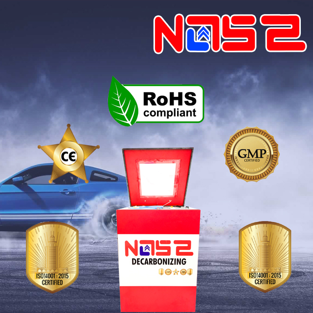 Hho Bus Decarbonising Machine - Color: Red With White