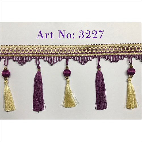 बीडेड टैसल डेकोरेटिव फ्रिंज