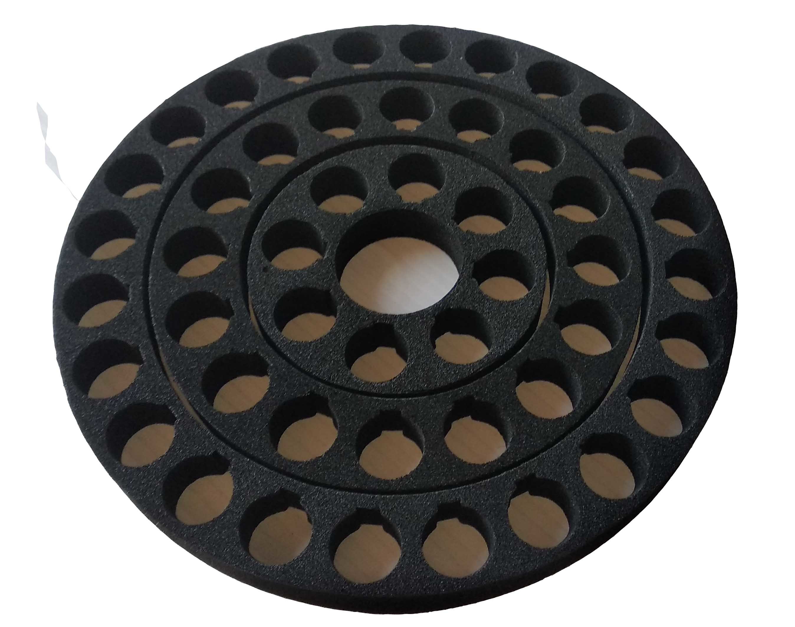 Die-cut Eva Foam Products - 1mm To 50mm Thickness, Lightweight Black Material, Disposable, Customized Packaging, Plain Pattern