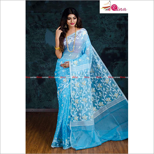 Designer Ladies Soft Dhakay Jamdani Saree