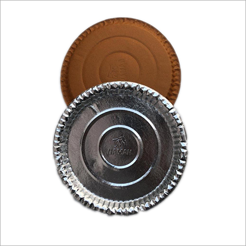 12 Inch Kangaroo Silver Paper Plate - Paper Material, 12 Inch Size, Silver Color | Disposable, Ideal for Events and Parties