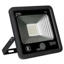 30w Led Flood Light - Aluminium, 22x22x4.5 Cm, Matte Black | Ip66 Waterproof, Soft Light, 6500k Cool White, 50000 Hours Lifetime