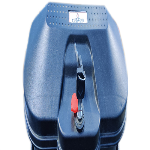 Motorcycle Side Box - Aluminum, 45x35x25 Cm, 30 Liters | Blue Color, Quick Release Mounting, Key Lock Security