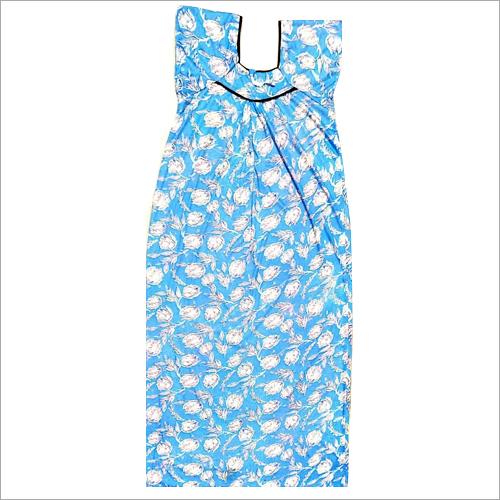 Printed Fancy Hosiery Nighty