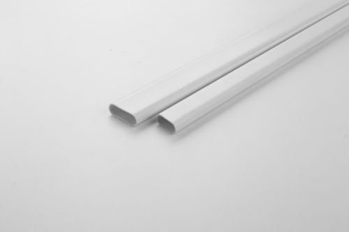 White Pvc Oval Pipe