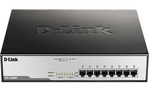 D-link 8 Port Gigabyte (Poe) Switch 10/100/1000