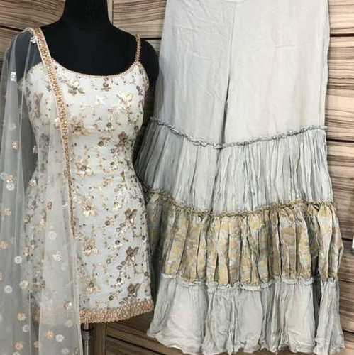 फॉक्स जॉर्जेट डबल सीक्वेंस वर्क