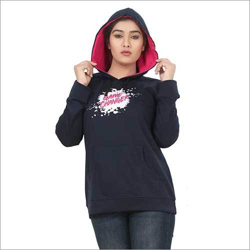 वॉशेबल लेडीज़ डिज़ाइनर हुडी