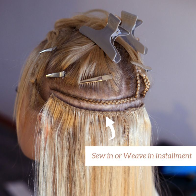Weaving Hand-tied Weft