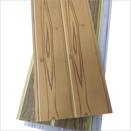 Insulated PVC Wall Panel - 20 CM Width, Matte & Glossy Brown Finish | Lightweight, High Strength, Flame Resistant, Water Resistant, Easy Installation, Low Maintenance, Eco-Friendly