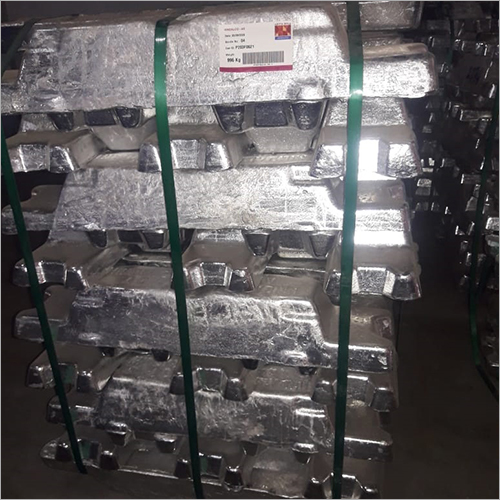Silver Industrial Zinc Ingot