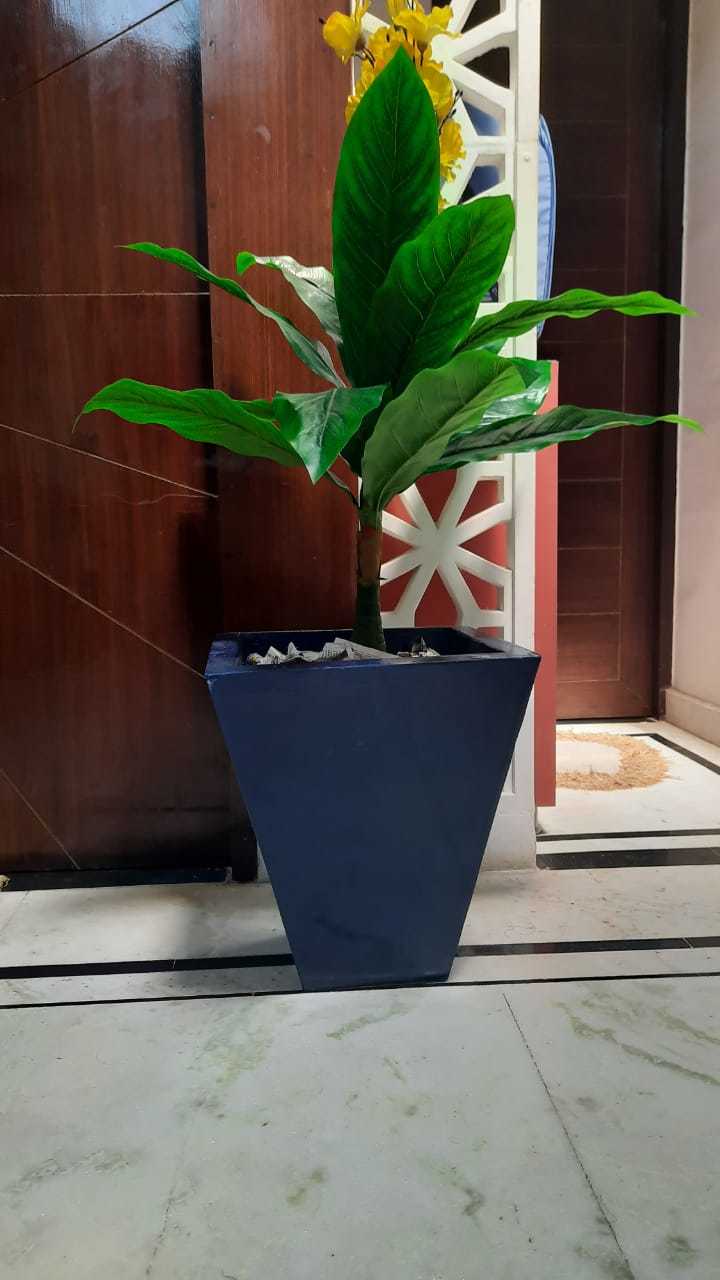 Grc Planter - Polished Finish, Grc Material (White Cement + Glass Fibre), Available In Multiple Colors