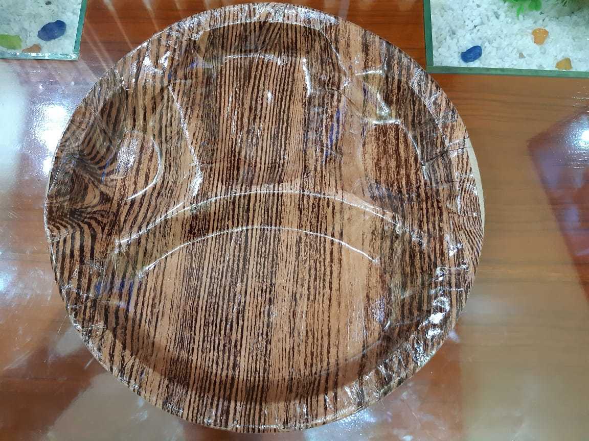 Designer Paper Round Plate Raw Material