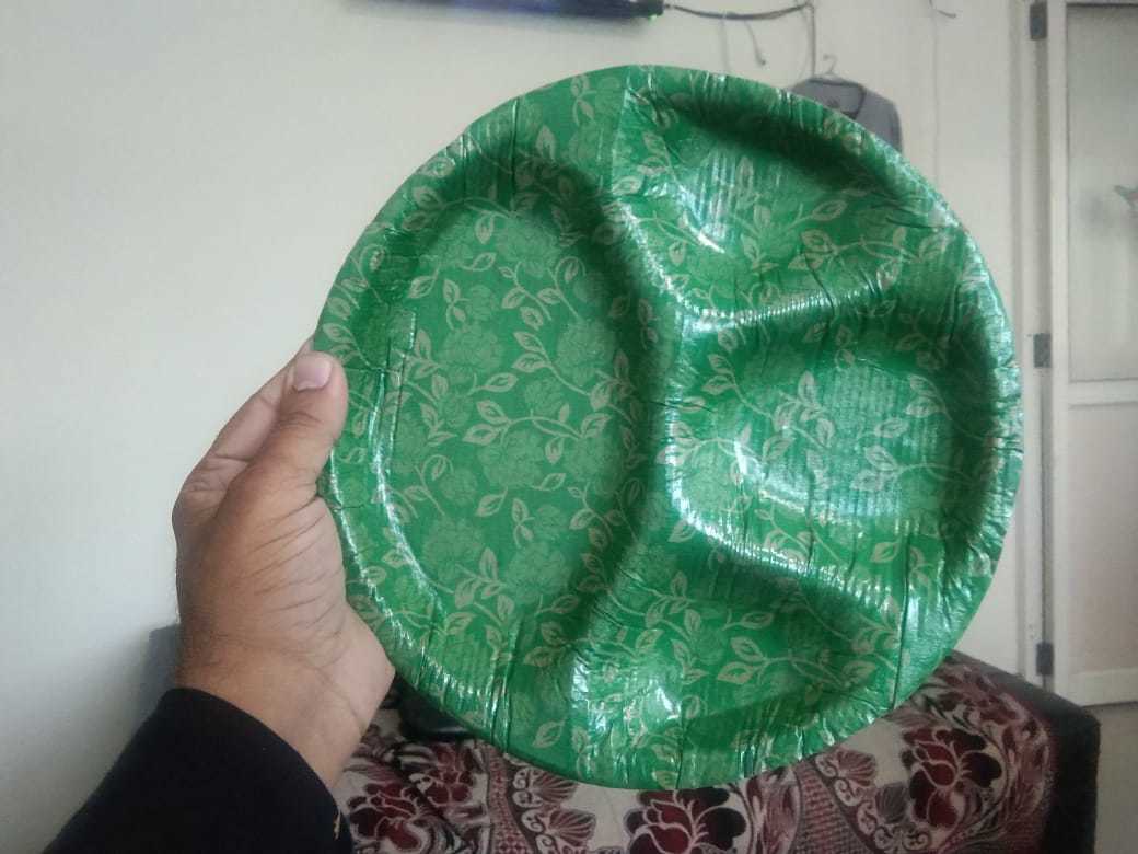 Designer Paper Round Plate Raw Material