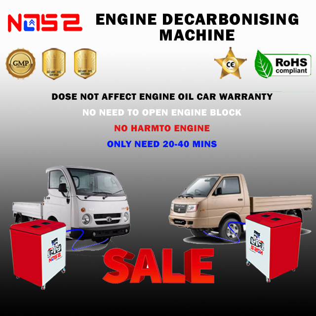 Engine Decarbonizing Machine - Metal, 31x22 Inches | Red With White, 100kg Weight, 110/220/230 Volt, Diesel Fuel Type, Long Lasting Usability