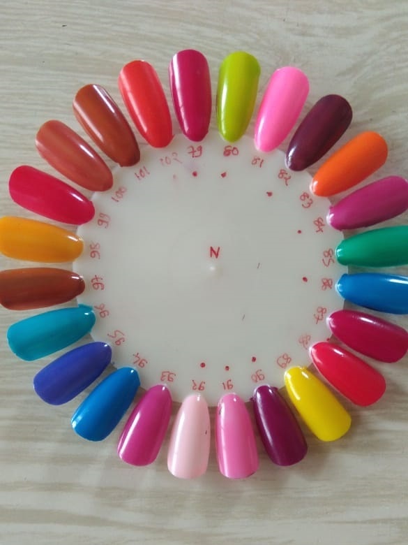 Smudge Proof Frosted Matte Bottle Nail Paint - 10ml