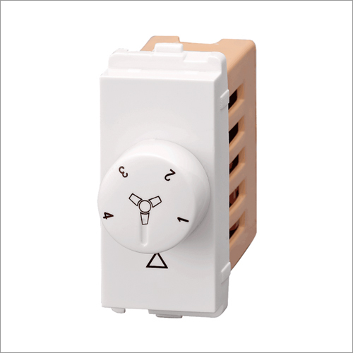 Electronic Fan Regulator - Plastic Body, Wall Mounted, Remote Operated | Precision Components for Adjustable Fan Speed Control