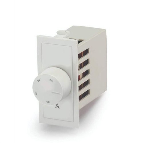 Fan Speed Regulator - Plastic, Wall Mounted, Electrical | Ergonomic Design, High Durability, Exceptional Performance and Longevity