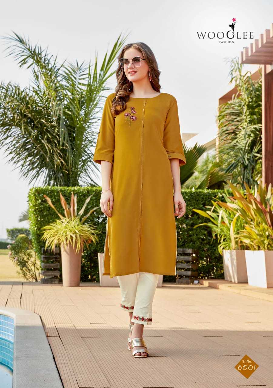 Wooglee - Heavy Rayon Top With Jam Cotton Bottom | Embroidery & Handwork, 3-4th Sleeve Style, Formal Wear For Ladies, Available In Multiple Sizes