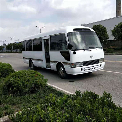 Toyota  White Coaster With Lhd Steering And Diesel Engine