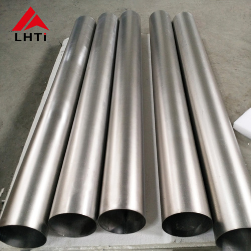 Slivery Ti 0.2pd Seamless Titanium Pipe Gr7 Astm B861 Industry Application Price Per K
