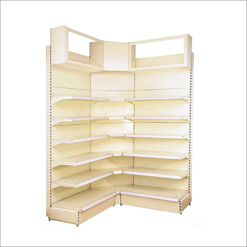 Supermarket Wall Unit with Protruded Graphic Panel