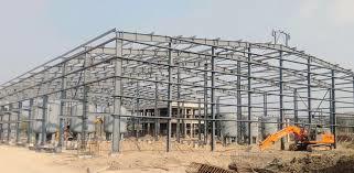 Peb Warehouse Building Structure - Steel Medium To Large Size Blue And White | Prefabricated Insulated Durable Customizable For Ventilation