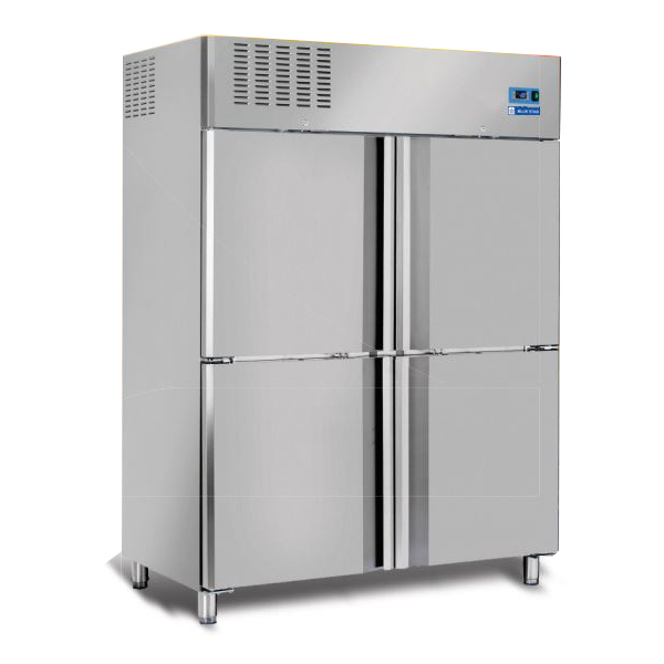 Four Door Refrigerator - Color: Silver