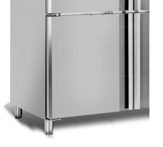 Four Door Refrigerator - Color: Silver