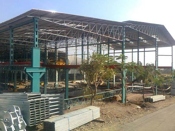 Ms Industrial Shed - Steel, Multi-dimensional Design | Weather-resistant, Thermal Stability, Two Doors, Sliding Windows, Customizable Insulation Options, High-quality Build