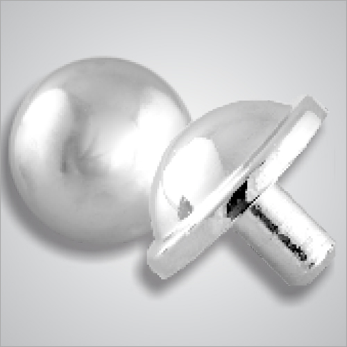 सिल्वर प्लैटिंग राउंड कैप