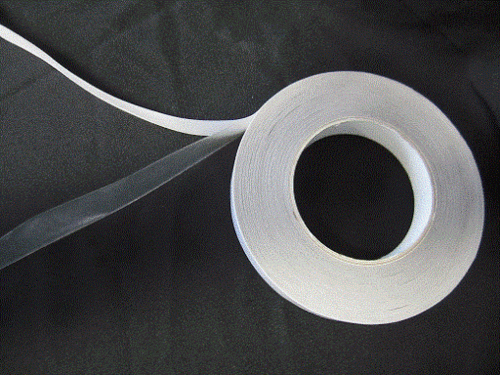 Solvent Both Side Tissue Tape - Color: White