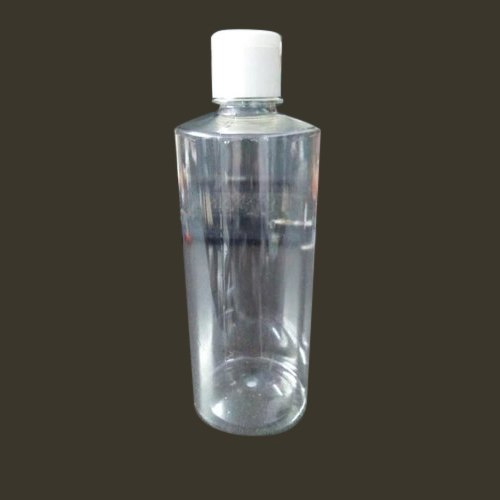 500 ml Empty Plastic Shampoo Bottle - PET Material, Round Shape, Transparent Color | Flip Top Cap Design for Convenient Use
