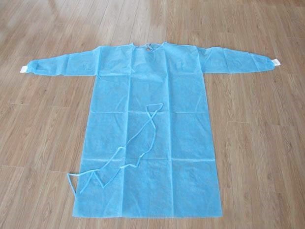 Blue Isolation Gown