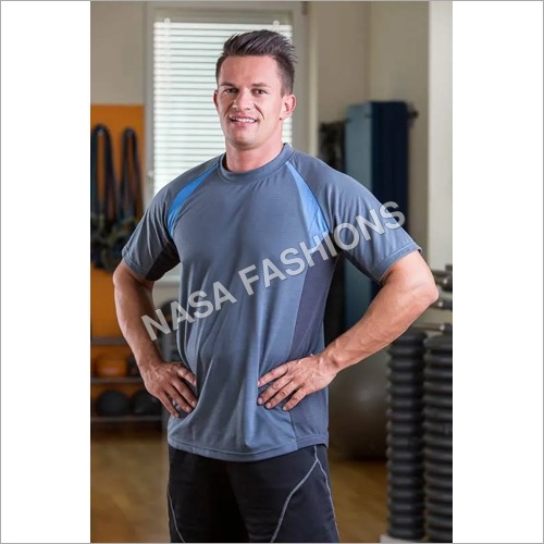 Mens Sports T-Shirt - 100% Polyester, Available in Various Sizes and Colors | Regular Fit, Dry Fit, Cut and Sew Design for Active Wear