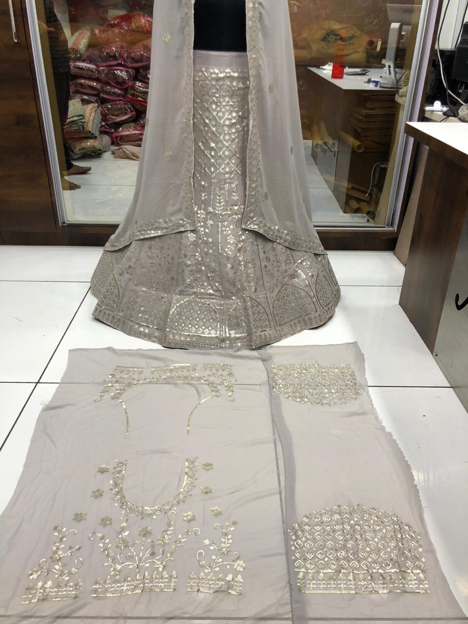 Ethenic Lehenga - Printed Fabric, Sizes L, M, S, Multi Colour | All Season, Short Sleeves, Modern Design, Dry Clean Only