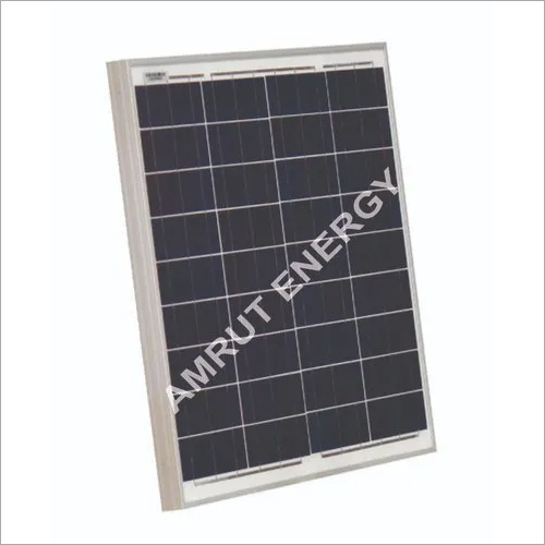 50W Solar PV Module - Silicon and Aluminium, 36 Cells, Blue | Operating Temp -40 to 80°C, 10-25 Year Warranty