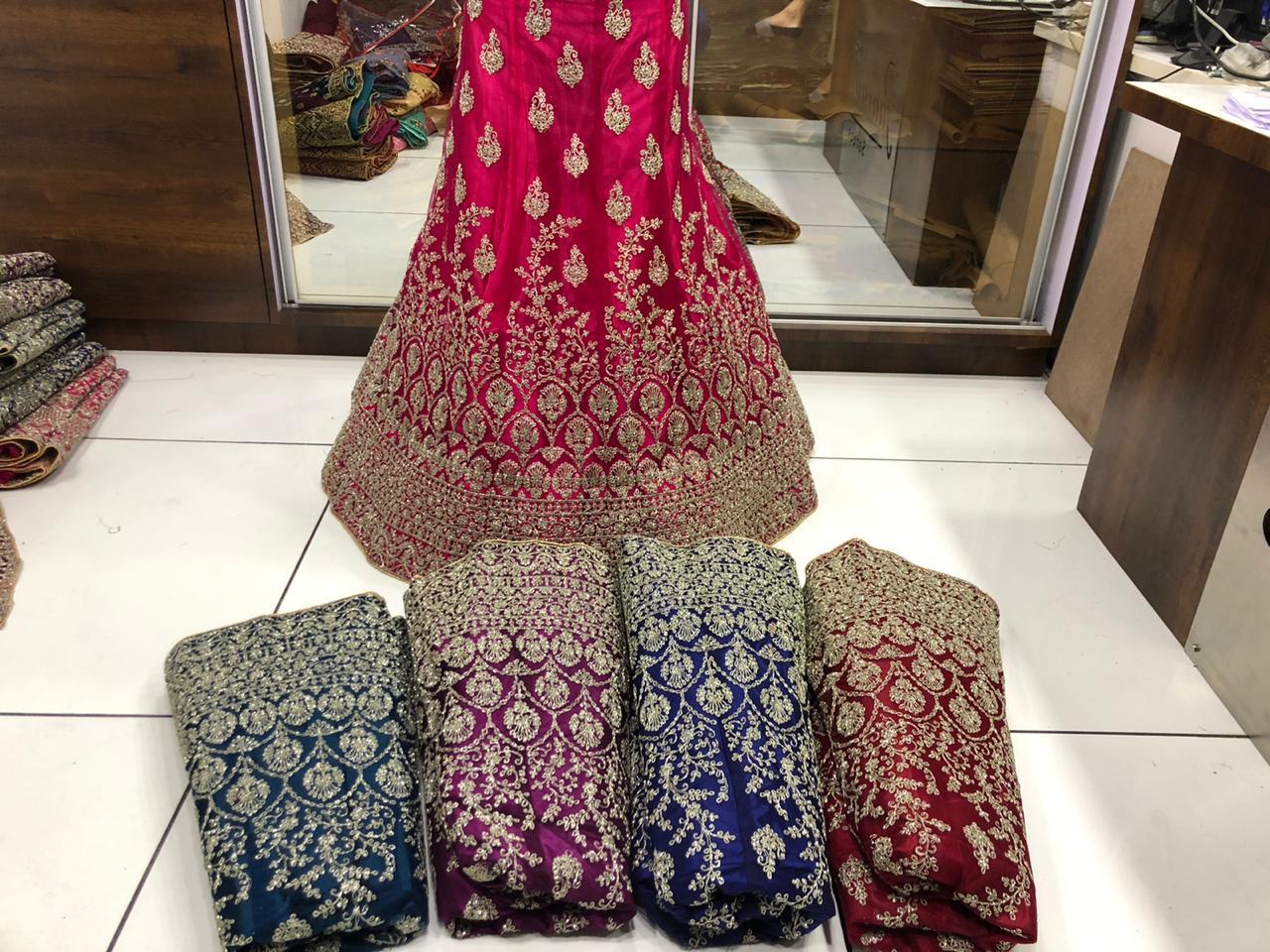 Wedding Lehenga - Multi Colour, Sizes S, M, L | Dry Clean Only, Modern Style, All Season Wear