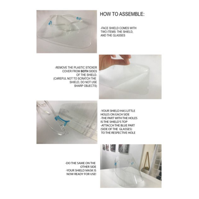 Face Shield With Glasses