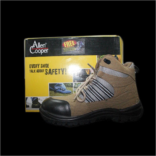 Mens Safety Shoes - Leather Upper, All Sizes, Lace Style | Designed for Boys, Durable Comfort for Daily Wear