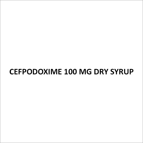Cefpodoxime 100 Mg Dry Syrups