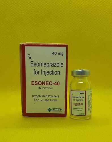 Esomeprazole 40mg Injection - Effective Acid Reducer for Stomach and Esophagus Relief | Heartburn, Ulcer Treatment, Injectable Form